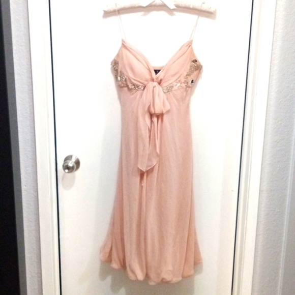 J.MENDEL Dresses & Skirts - J. Mendel Paris Silk Mini Dress Rhinestone